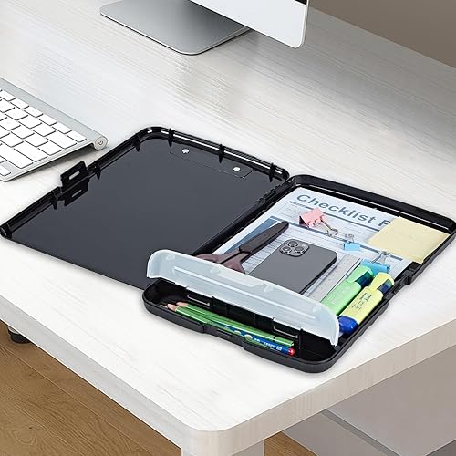 Miniatura 6 de Portapapeles para entrenadores con almacenamiento, soporte para bolígrafos de almacenamiento, tablero Ouija, Portapapeles personalizado para