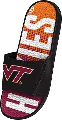 Miniatura 3 de FOCO Men's NCAA College Team Logo Athletic Sport Shower Flip Flop Sandals Gel Slides