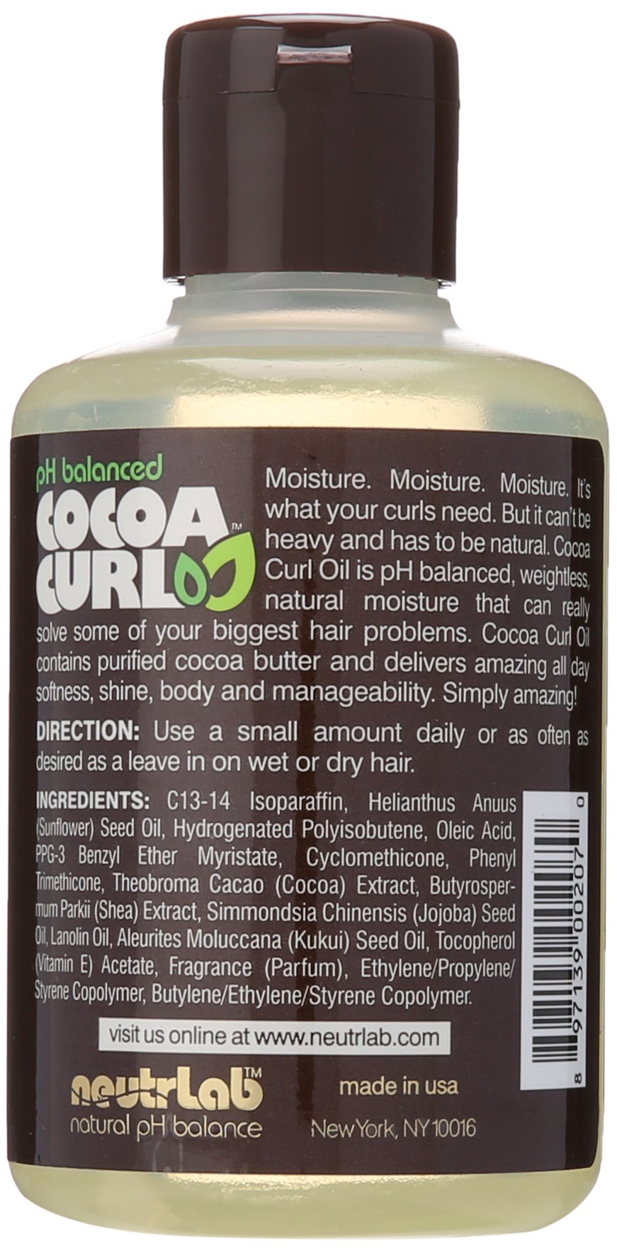 Beautiful Nutrition Cocoa Curl Rejuvenating Curl Oil, 8.8 Ounce