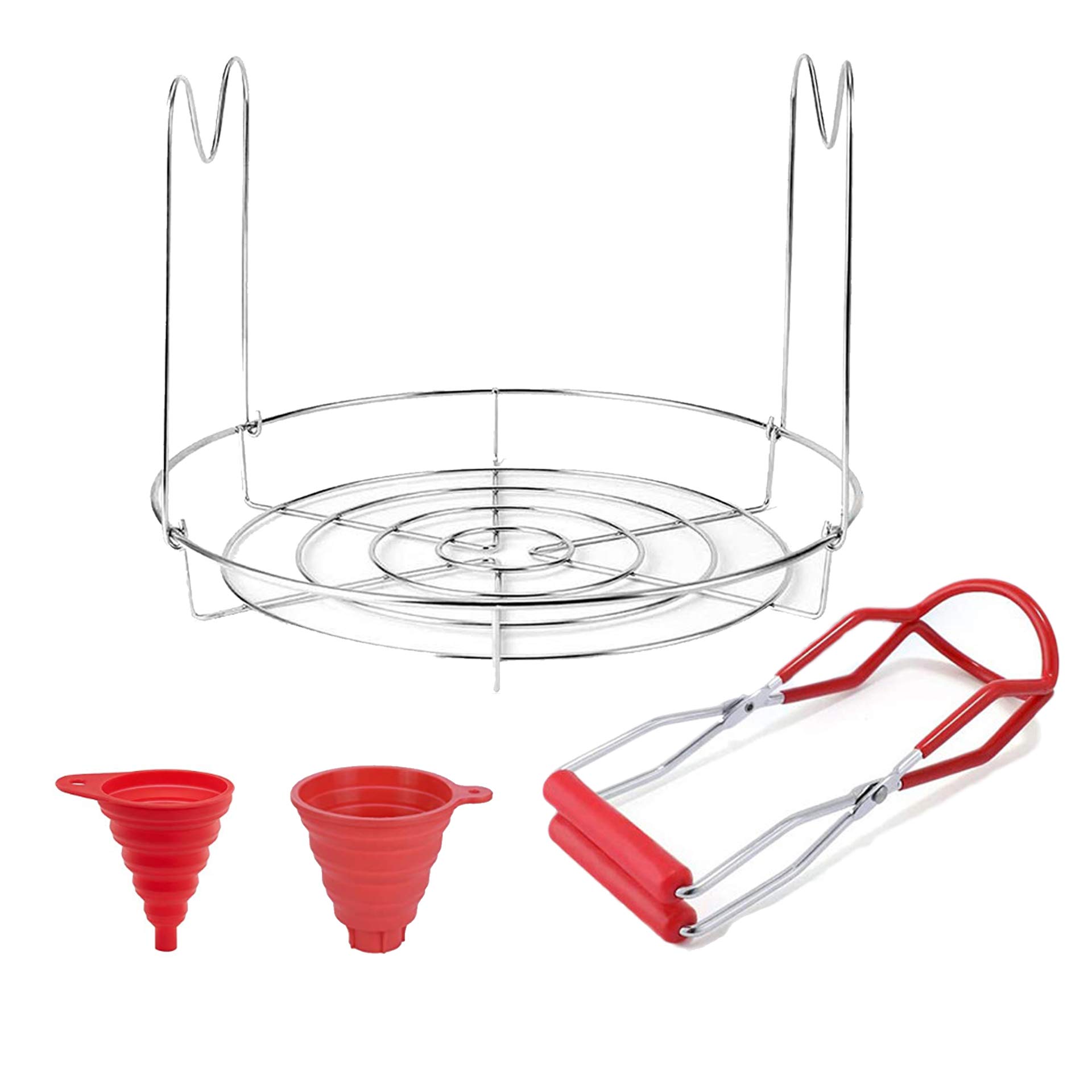 Canning Rack Kits-Canning Jar Rack Canning Funnel and Canning Lifter
