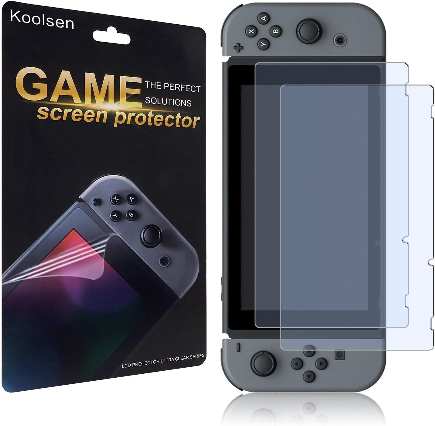 Koolsen Eye Protector Anit Blue Ray Glass Screen Protector for Nintendo Switch 2017 (2-Pack)