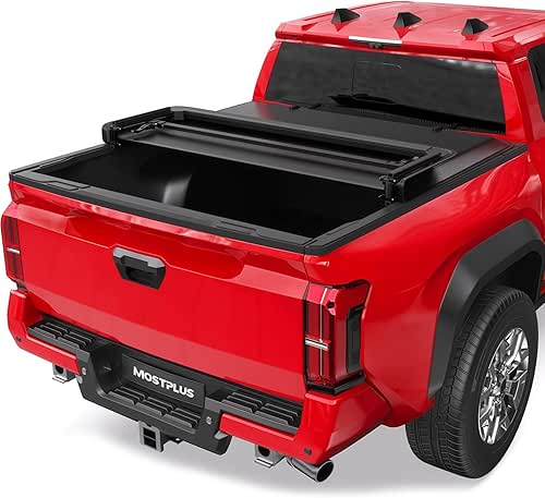 MOSTPLUS Tri-Fold Soft Truck Bed Tonneau Cover Compatible for 2016