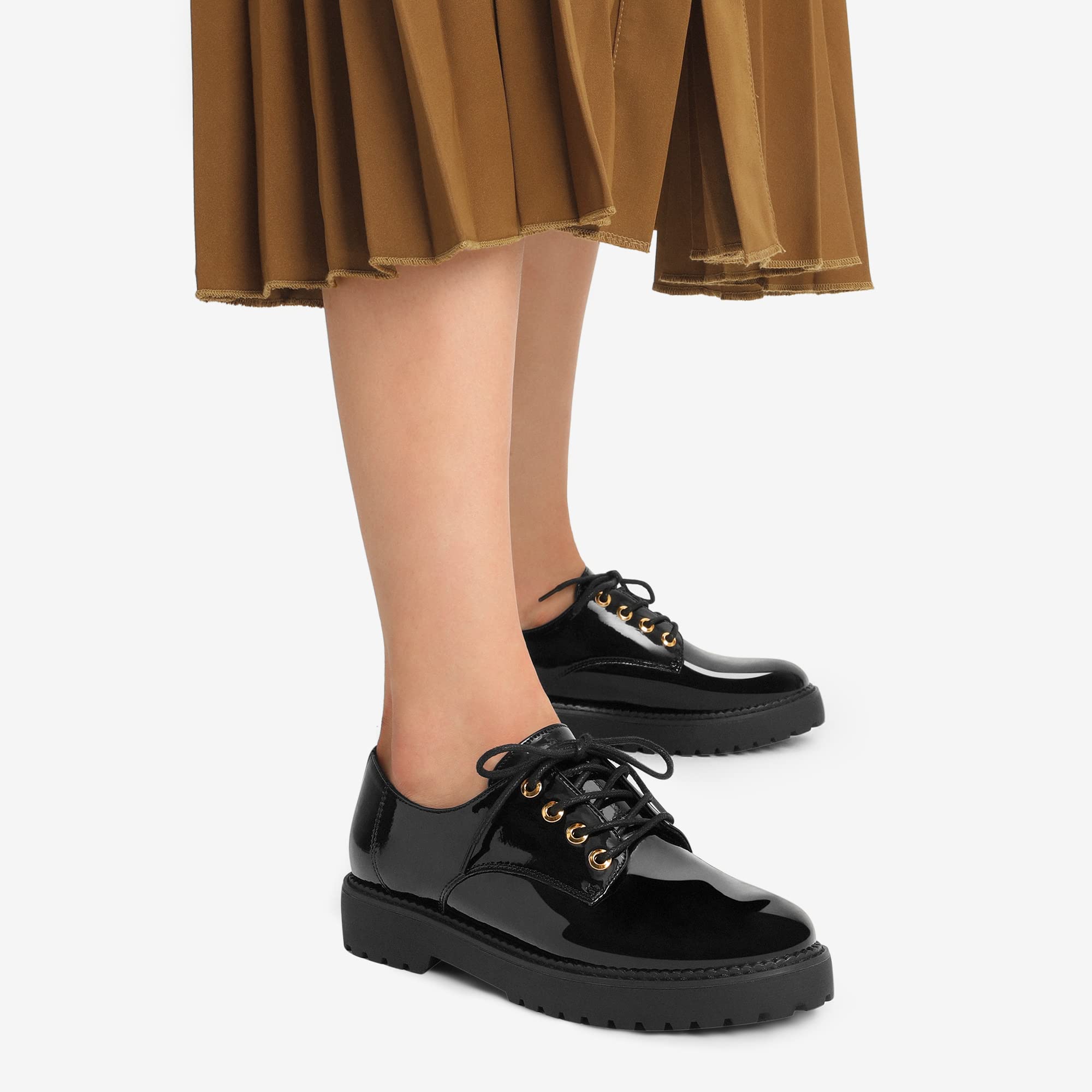 DREAM PAIRS Oxford Zapatos de Cordones Mujer Zapatos Planos Mujer