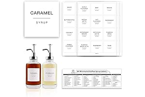 Lavender Syrup with Pump for Coffee, Tea, and Cocktails (1 Liter)