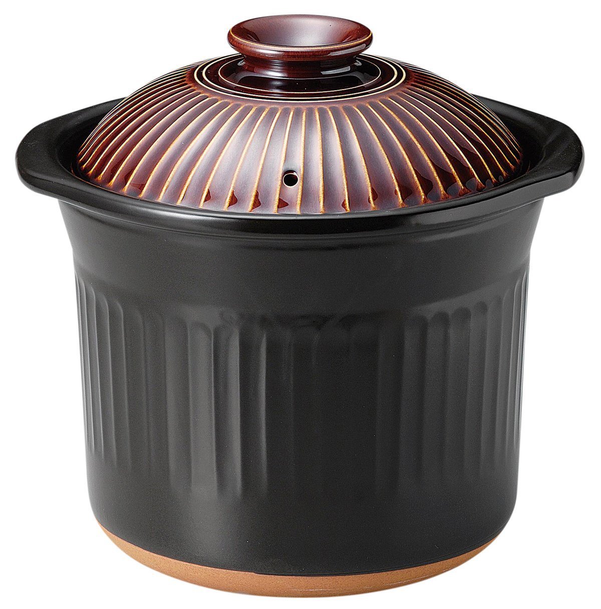 即購入OK☆　銀峯陶器 萬古焼 スープ鍋 9号 菊花 瑠璃釉 96291 Amazon｜銀峯陶器 萬古焼 スープ鍋 9号 菊花 飴釉 95291｜土鍋