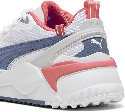 PUMA ゴルフシューズ ホワイト/ピンク/ブルー Amazon.co.jp: PUMA: ゴルフシューズ