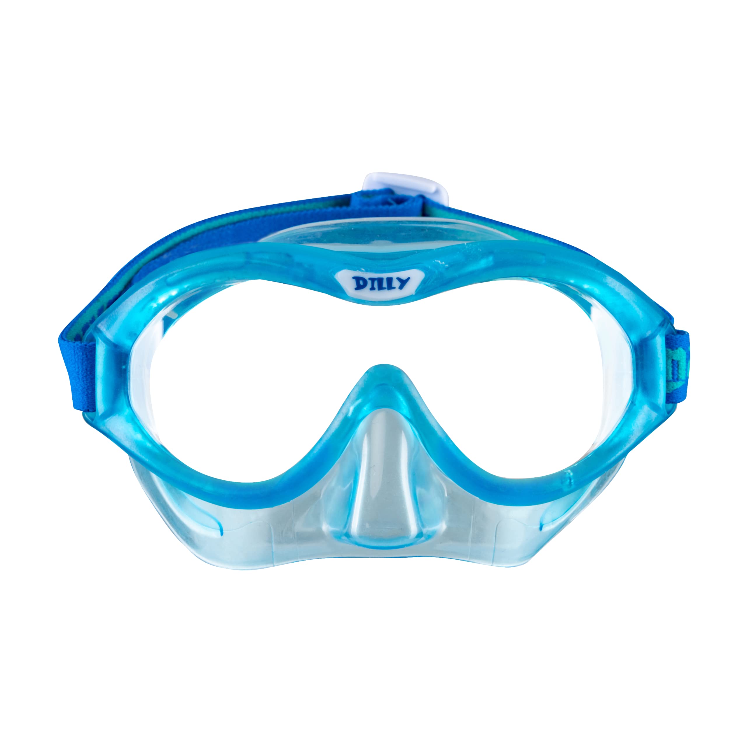 Mares Combo Dilly - Set maschera e boccaglio bambini 4-7 anni, maschera in TPE flessibile, lente morbida, boccaglio ergonomico in silicone