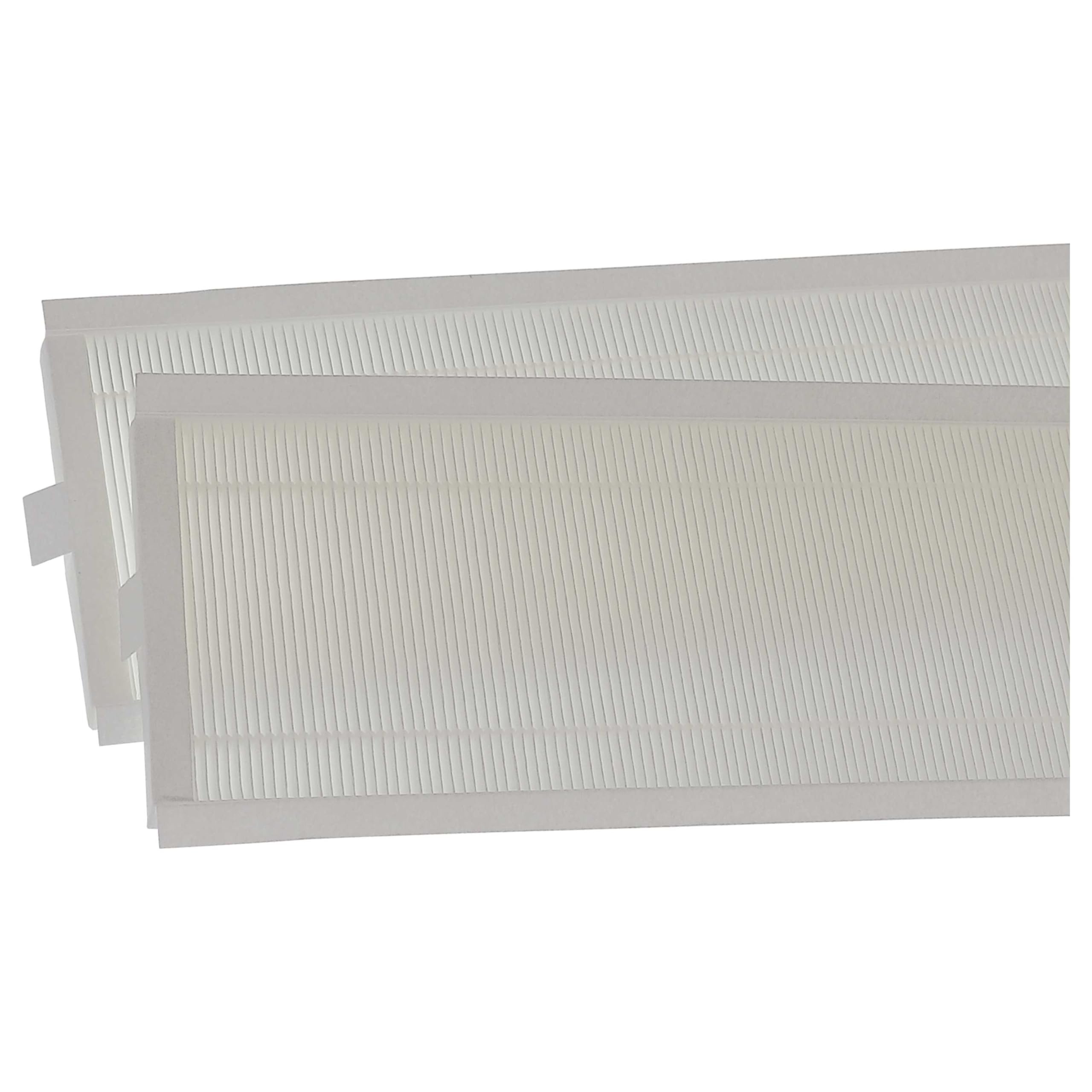 vhbw Filterset kompatibel mit Zehnder ComfoAir Q350 TR Enthalpie, Q450 Lüftungsgerät - Luftfilter G4 / F7 (8 Stück), 50 x 16 x 2 cm, Weiß