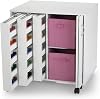 Arrow 2031 Mod Squad Modular 3 Thread Unit Sewing and Craft Storage Cabinet, Portable with Wheels, White Finish