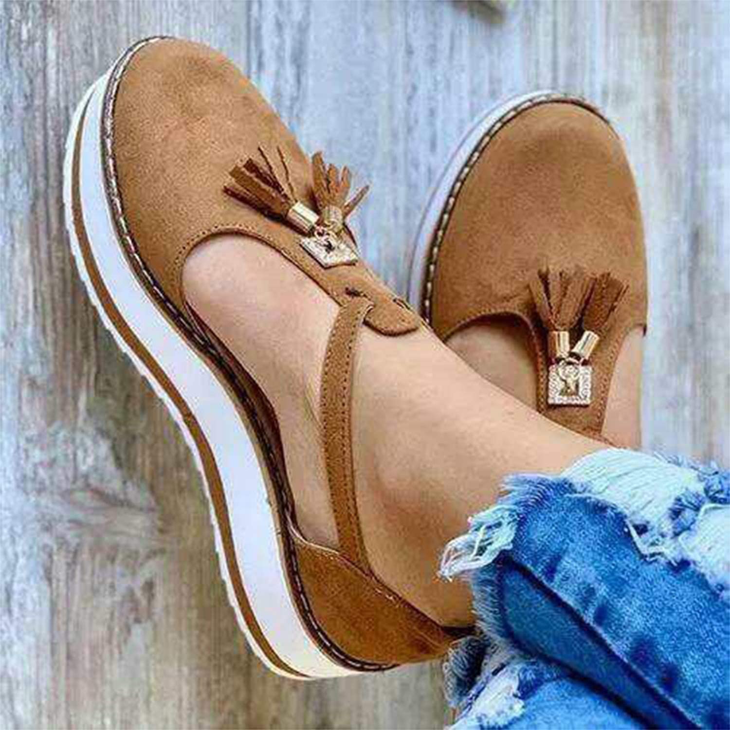 Sandalias Zapatos de Verano Mujer Cáñamo Plataforma de Tacón Alto Ocio al Aire Libre Zapatillas con Hebilla Sandalias de Playa Damas Muffin Romano con Tacón de Cuña con Fondo Grueso Sandalias con