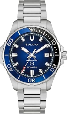 Bulova Marine Star Series B Automatic Blue Dial Stainless Steel Watch 41mm - 98B466