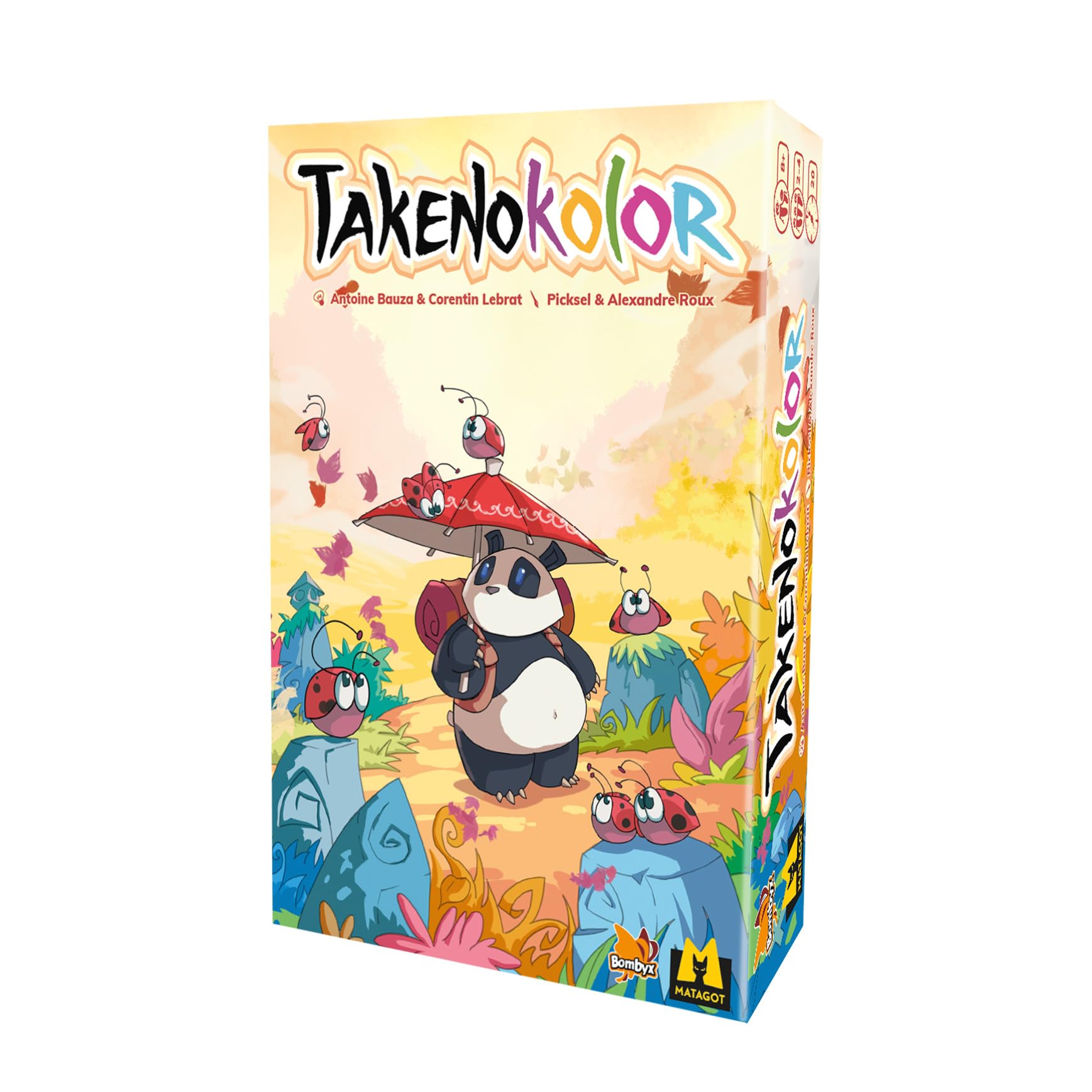 AsmodeeMatagot Takenokolor - Board Game - Game for Children, Adults and Family - Colouring Game - from 8 Years - 2 to 4 Players - 20 Minutes - French Version