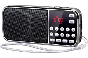 PRUNUS J-189 Bluetooth AM FM Radio
