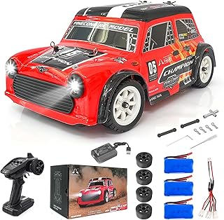 LEOSO SG1605 Pro Brushless RC Car with Gyro 1/16 RC Drift Car for Adults Max 60 km/h Drift RC Cars 4WD ESP Remote Control Car with 3pcs Upgraded 1500mah Battery (SG1605 Pro)