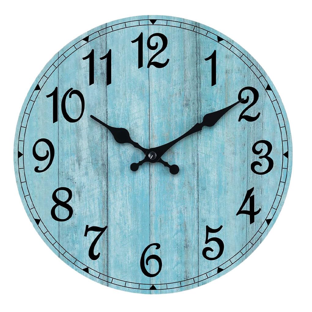 Twisaxc As Shown Type 1 Round Wall Clock Easy To Read Silent For Operation Unique Style Multiple Functions Decorative Wall Clock Hanging,