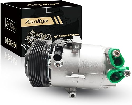 Miniatura 10 de Compresor de aire acondicionado AC para Mercury Milan 2.3L 2.5L 3.0L 2006-2011, para Ford Fusion 2.3L 2.5L 3.0L 2006 2008-2012, con embrague de AC,