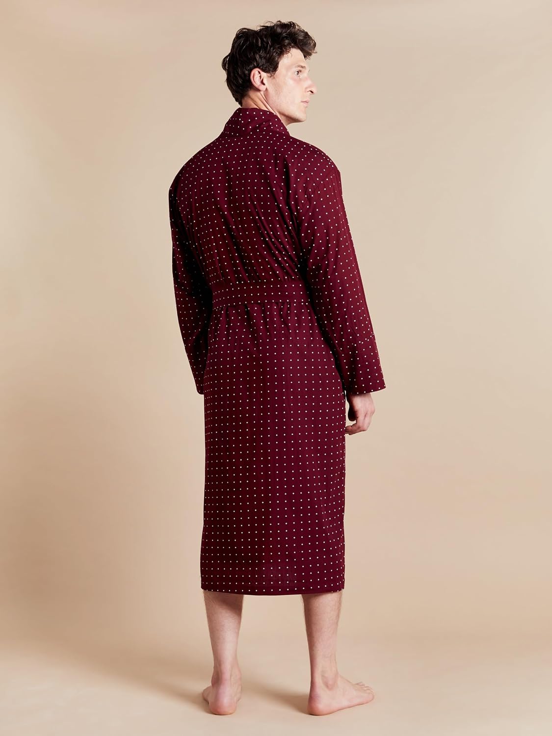 Bown of London Lightweight Men's Robe - Tosca Red