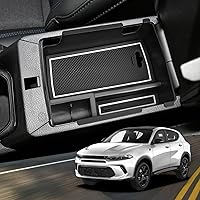 Vista 8 de YEE PIN Organizador de consola central para Dodge Hornet 2023 2024 2025 Hornet GT Organizador de consola del medio Hornet GT Plus Bandeja de consola