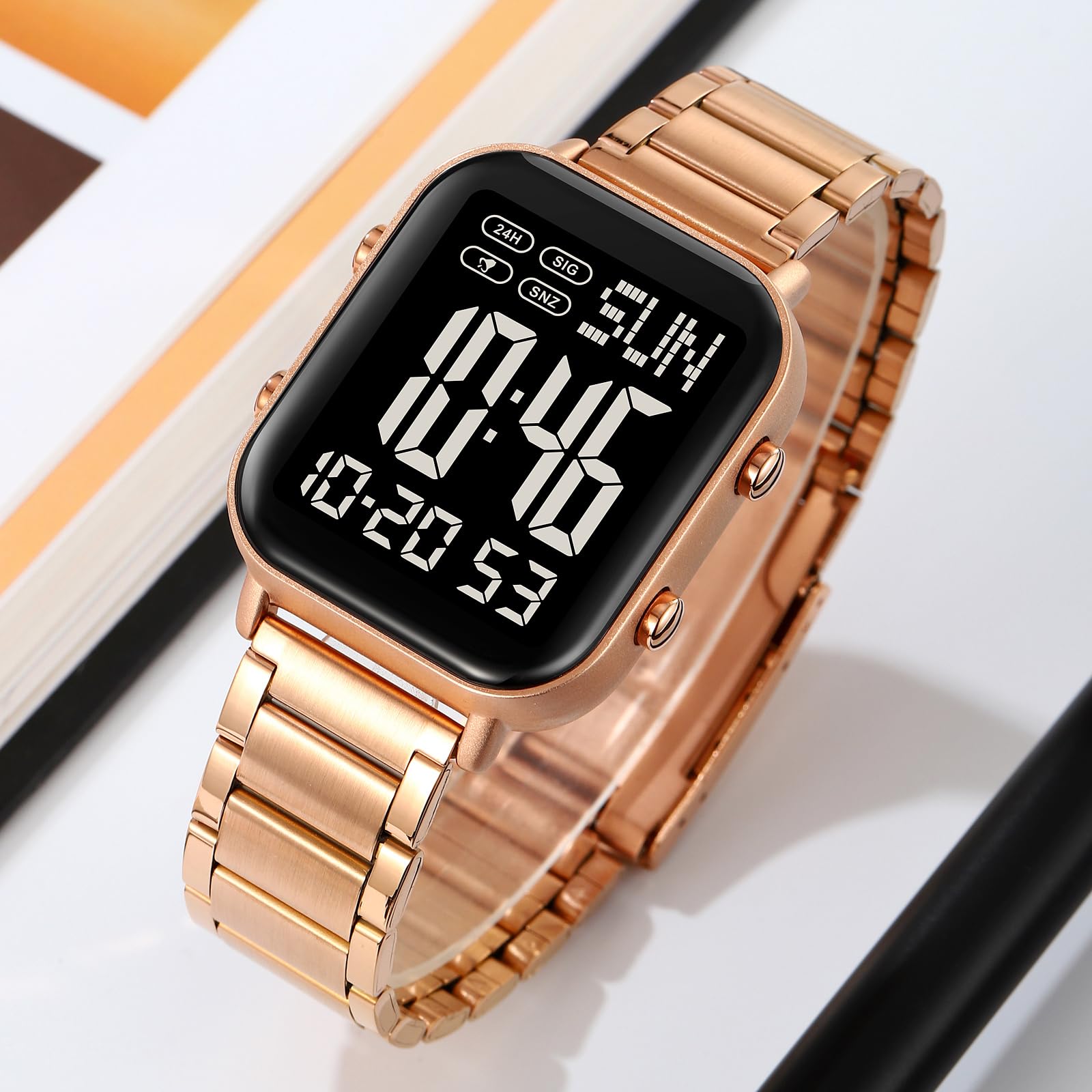 FANMIS Reloj Deportivo Unisex con Pantalla Digital analógica Militar, multifunción, Doble Hora, Alarma, cronómetro, retroiluminación, Resistente al Agua hasta 50 m, Reloj Deportivo al Aire Libre