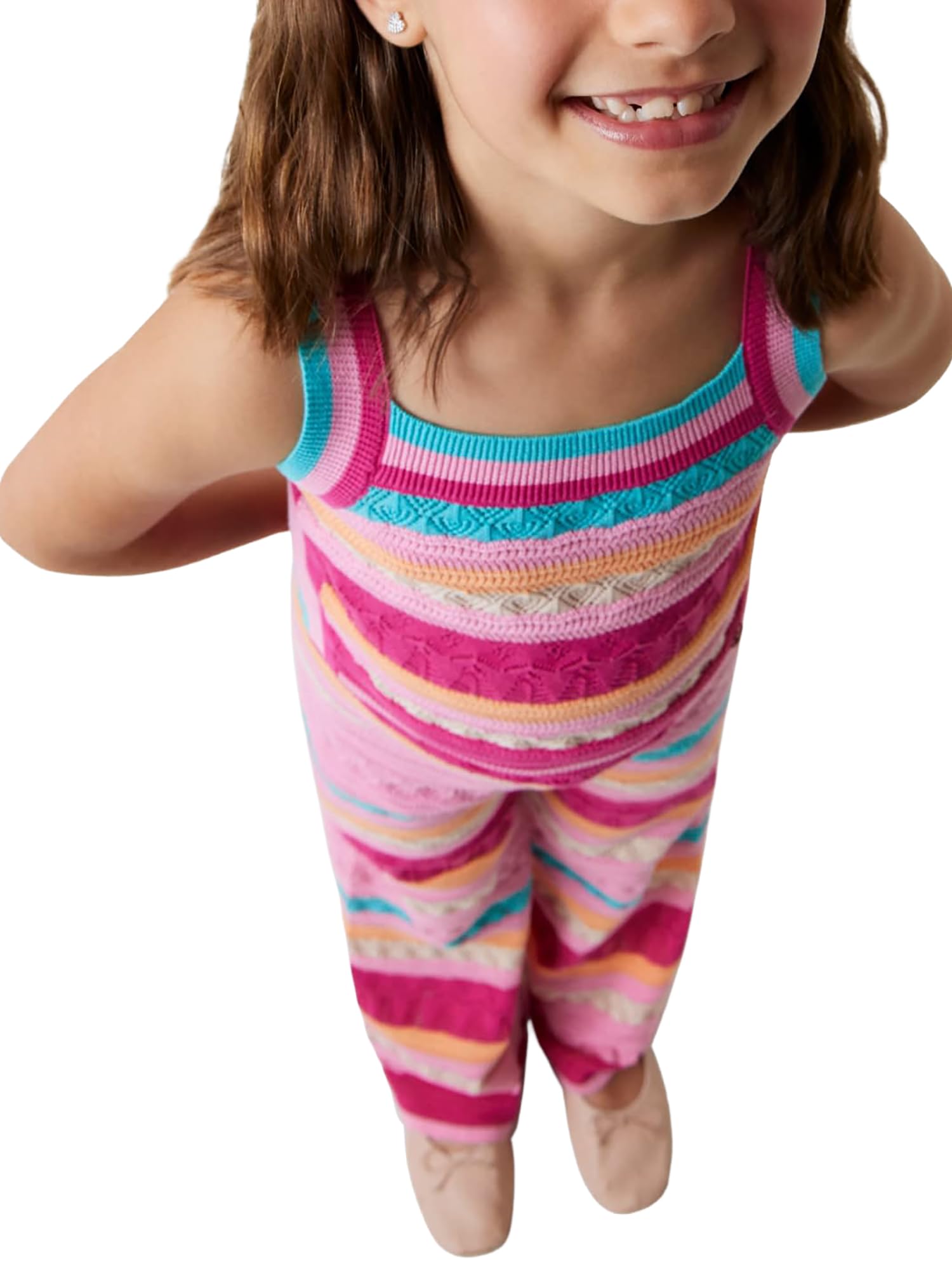 GUESS Top para niña Fucsia