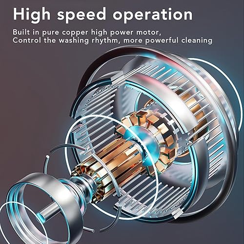 Miniatura 4 de Lavadora portátil, mini lavadora plegable, secadora giratoria, lavadora de cubo para apartamento de camping, RV, viajes, ropa interior, calcetines,