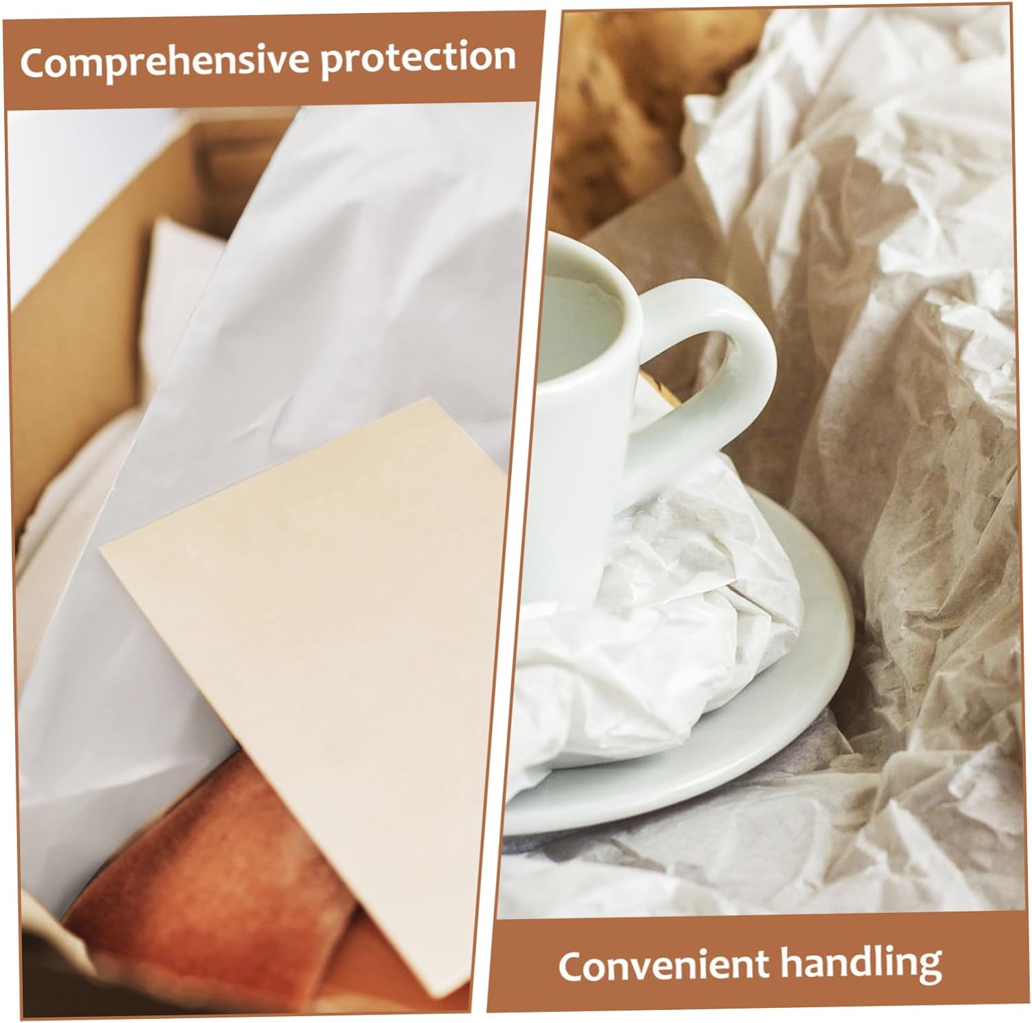 MUCKLILY 100sheets Newsprint Packing Paper Unprinted Shipping Wraps for Protecting Fragile Items Versatile Moving Box Fillers