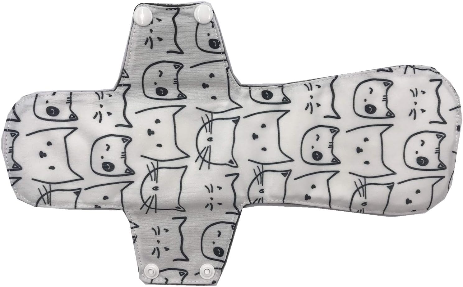 MUMBABY 6pcs 12 Inch (30.5cm) Heavy Flow Charcoal Bamboo Mama Cloth/Menstrual Pads/Reusable Sanitary Pads (Xinjiang Flower Group, 12inch)