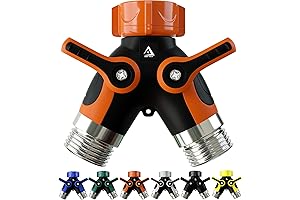 High Flow Hose Splitter for Outdoor Gardening Hoses