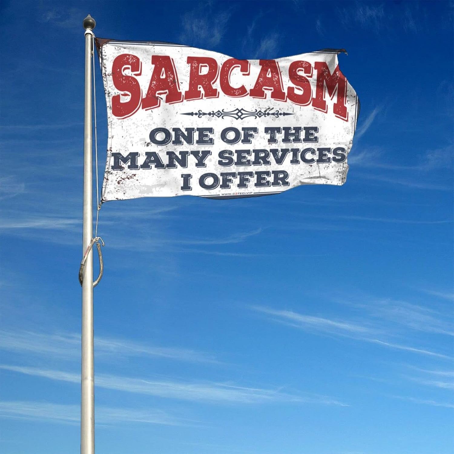 Room Flags For Girls Sarcasm One of The Many Services I Offer Flag Funny College Decor (Size : 120X180CM)