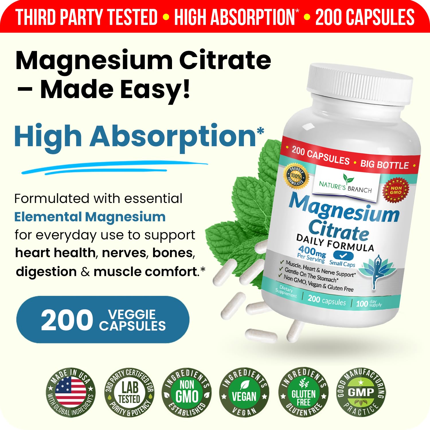 Magnesium Citrate Supplements for Sleep, Relaxation & Muscle Support — Amazon image 7
