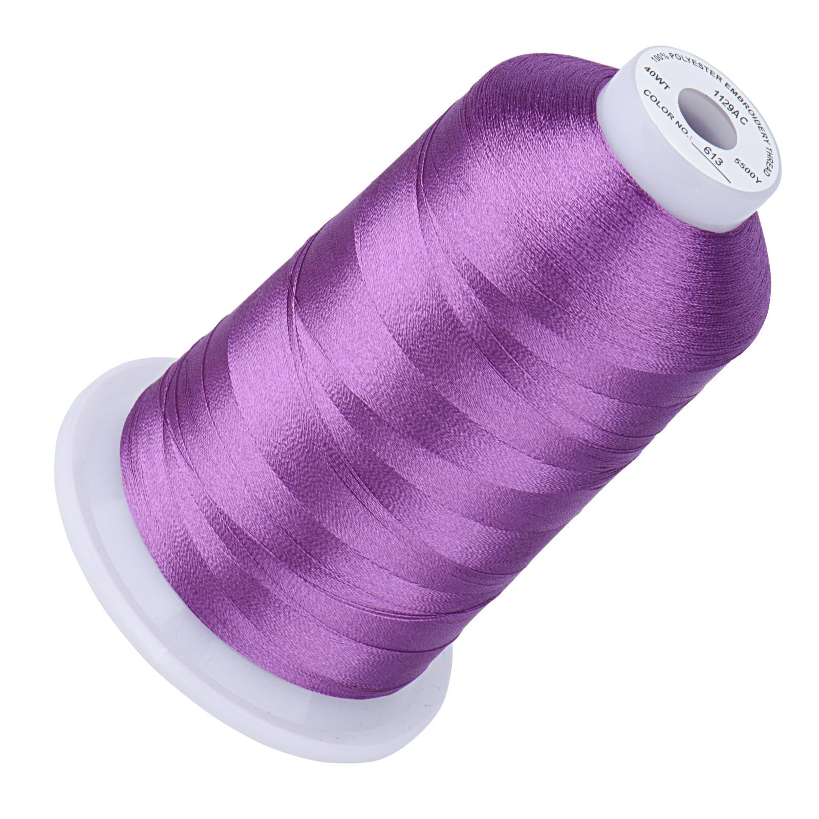Simthread 5000M 40WT Polyester Embroidery Thread, Violet 613