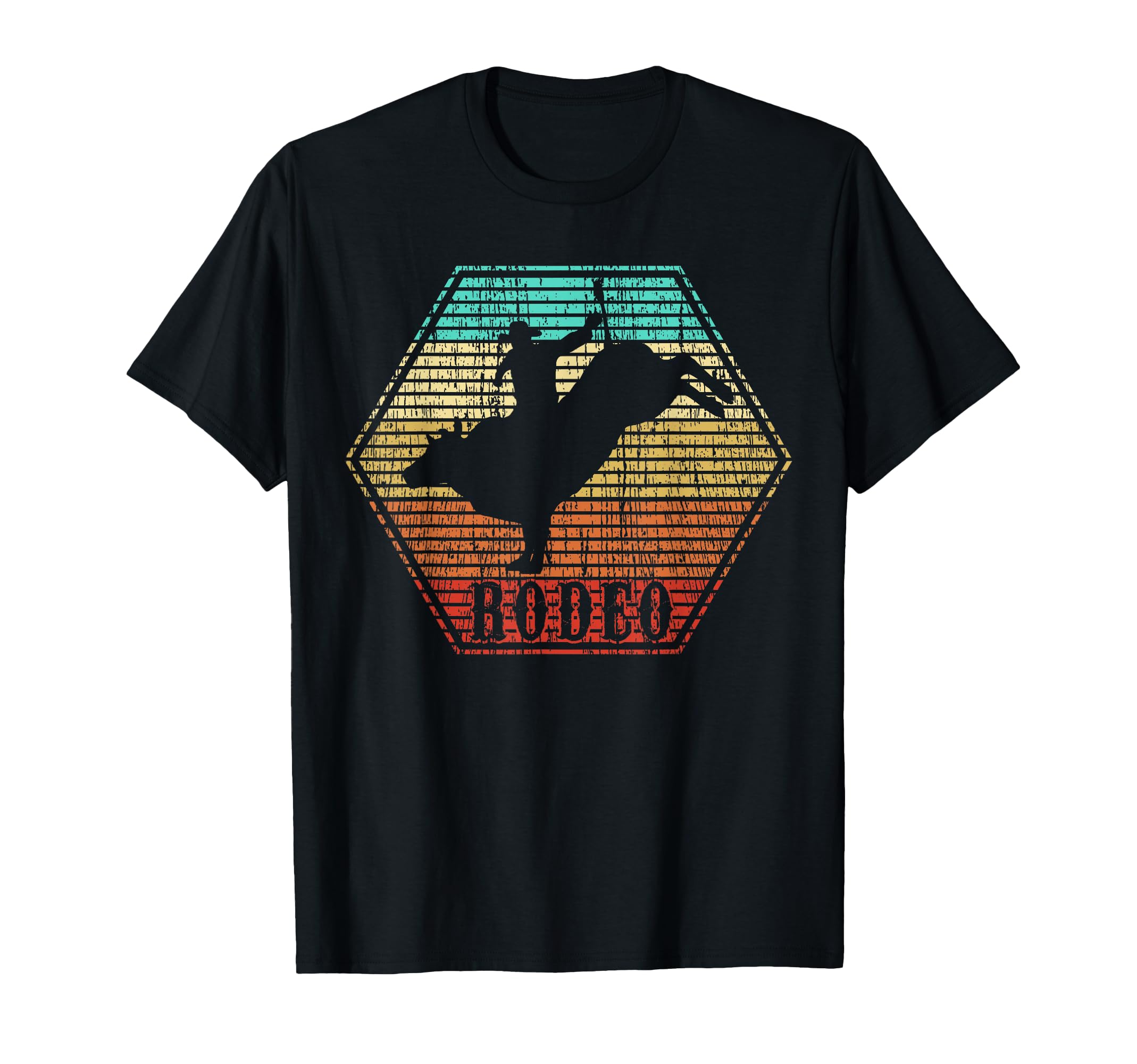 Rodeo Bull Riding Vintage Cowboy T-Shirt Small