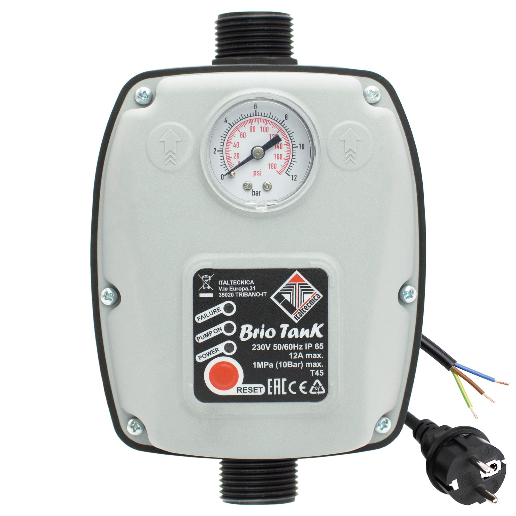 Pumpensteuerung BRIO-Tank (0,4l) Druckschalter - Made in Italy