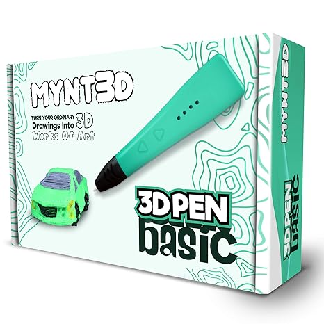 review MYNT3D Basic 3D Pen [New for 2020] 1.75mm ABS and PLA Compatible 3D Printing Pen