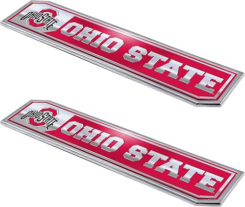 Vista 7 de FANMATS Emblema de camión NCAA Auto NCAA, paquete de 2