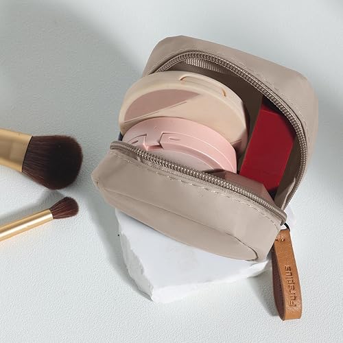 Miniatura 3 de Bolsa de maquillaje bolsa de cosméticos de viaje, bolsa de aseo organizadora, bolsa de accesorios de viaje, Mini Rosa Claro, Todos