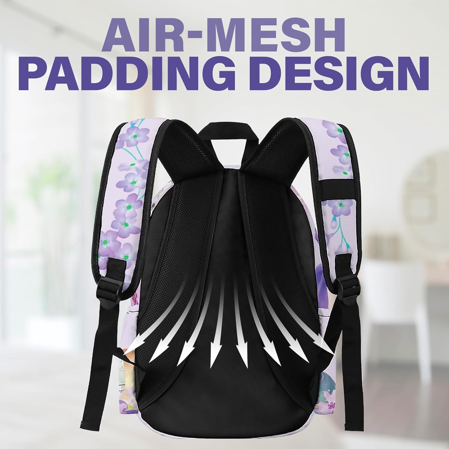 Bunny Backpack for Girls, Bunny Cartoon Bookbag for Kindergarten Elementary Preschool,16 Inch Girls Backpack School Travel - Image 4