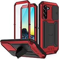 Vista 13 de Funda resistente para Samsung Galaxy S22 5G 2022 con protector de pantalla y función atril para cámara Samsung S22, de metal militar, resistente, a