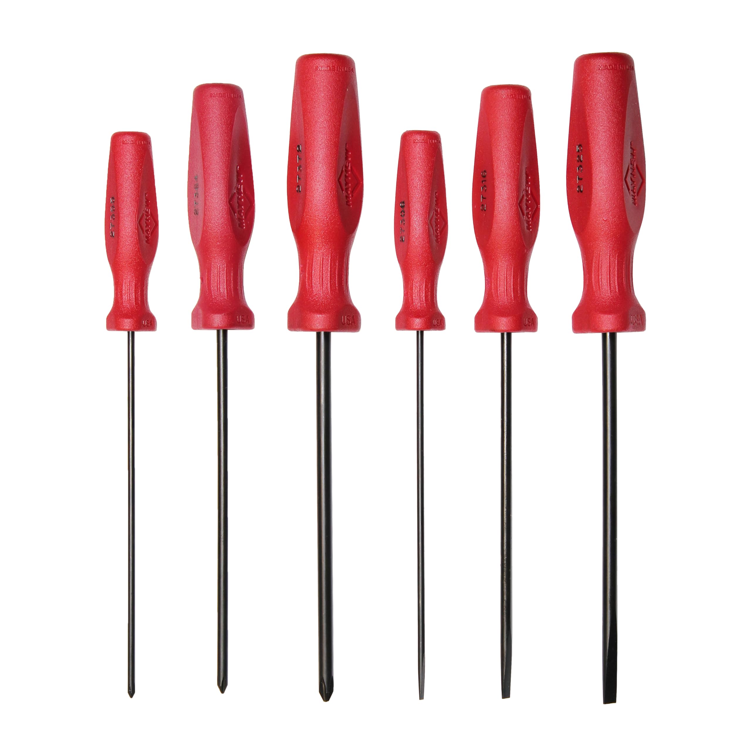 Amazon.com: Mayhew Tools 27021LT USA Screwdriver Set, Red, 6-Piece
