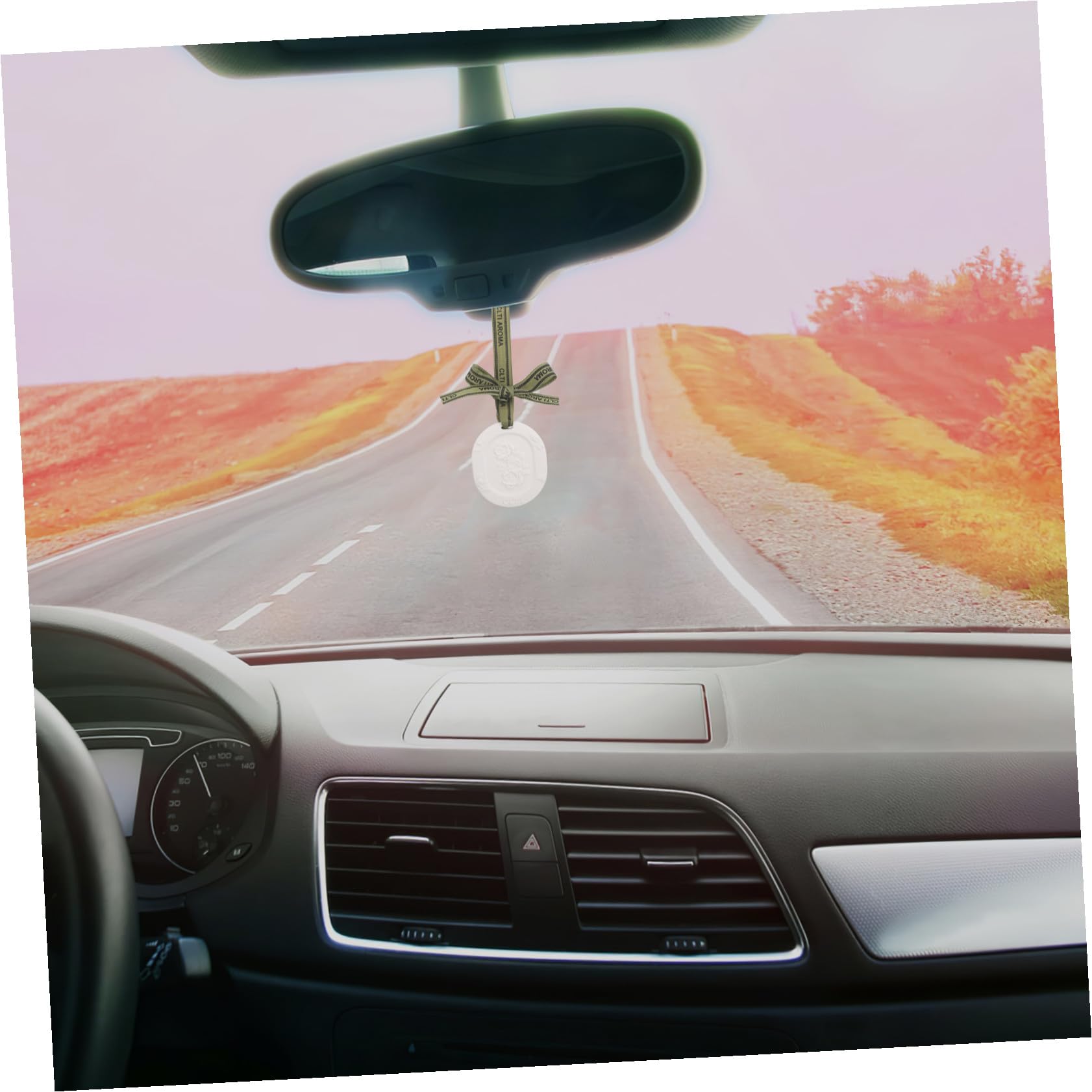 BETOOKY Diffusore Passivo di Oli Essenziali per Auto in Gesso con 10 Compresse Profumate (gardenia + Tè Bianco), Deodorante Sospeso per Interni Auto, Armadio e Bagno, Profumo a