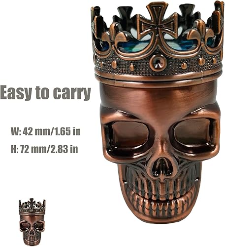 Miniatura 2 de Trituradora de calavera de 1.7 pulgadas (negro cobre)