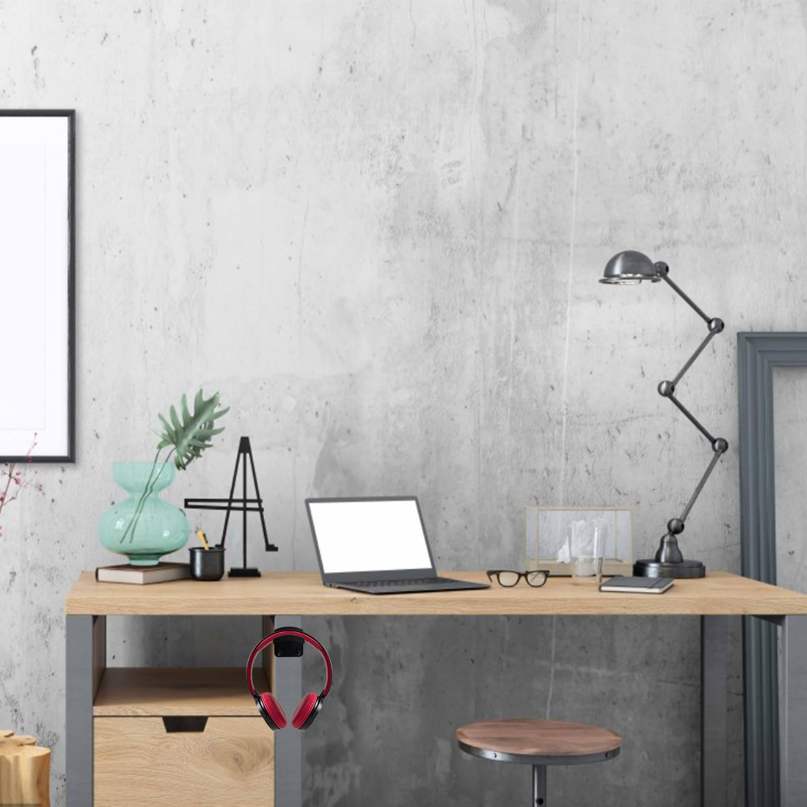 Supporto Per Cuffie A Gancio Daelesr - Salvaspazio Per Parete O Porta - Foto 9