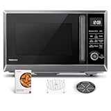 Air Fryer Combo 8-in-1 Countertop Microwave Oven&comma; Convection&comma; Broil&comma; Odor removal&comma; Mute Function&comma; 12&period;4" Position Memory Turntable with 1&period;0 Cu&period;ft&comma; Black stainless steel&comma; ML2-EC10SA&lpar;BS&rpar;