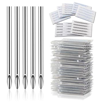 12G Piercing Needles 50pcs for Jewelry Piercing