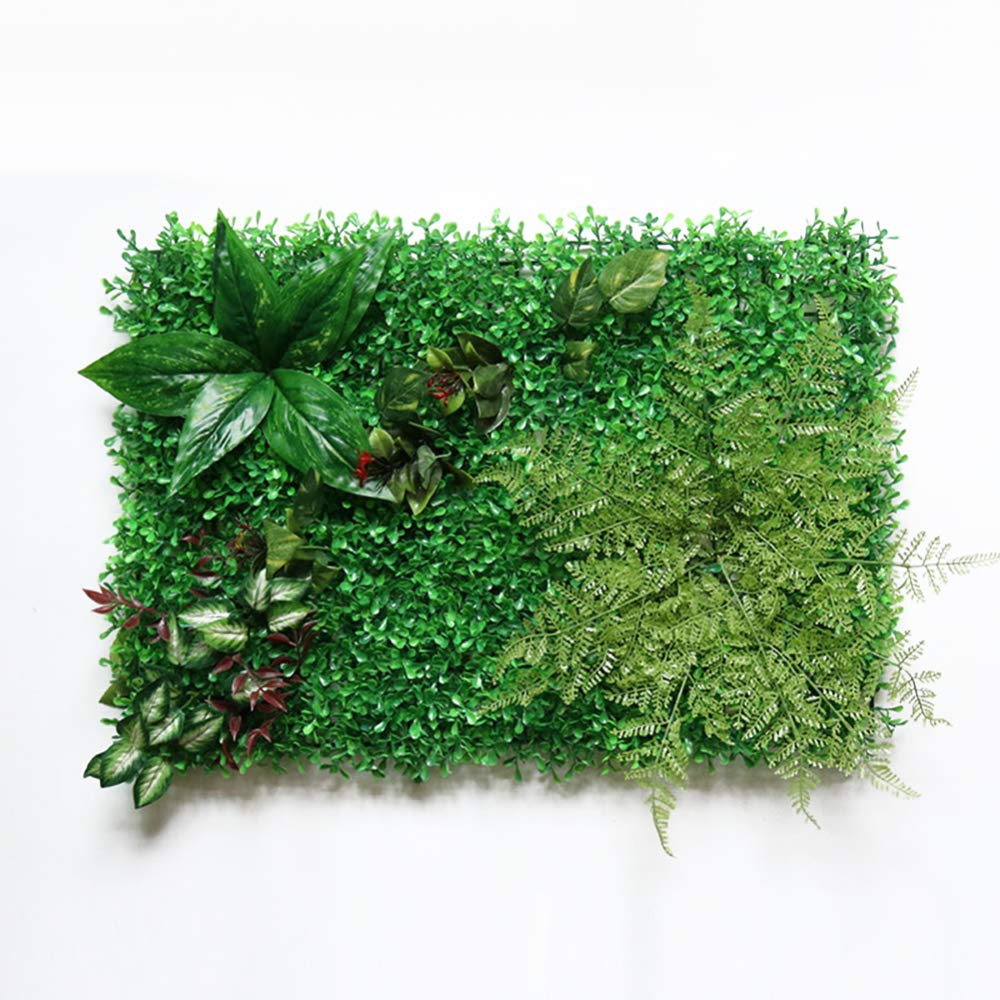 Gazon artificiel 40x60cm pour aménagement de jardin et décoration murale de maison