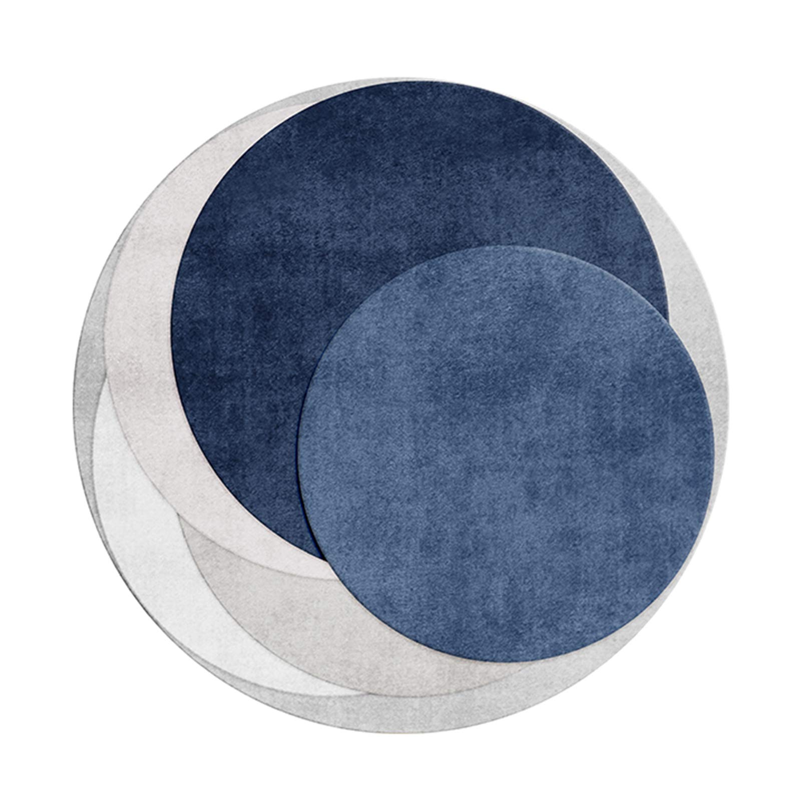 WUZMING Rond Tapis De Chaise PVC Tapis De Chaises Office Antidérapant Résistance Aux Chocs Pour Plancher De Bois Franc, Translucide Tapis Protège- Sol (Color : 1.5mm, Size : 120cm/47in