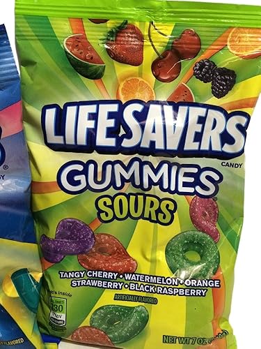 Miniatura 4 de LifeSavers Gomitas, colisiones, bayas silvestres y ácidas, 7 onzas, 3 bolsas