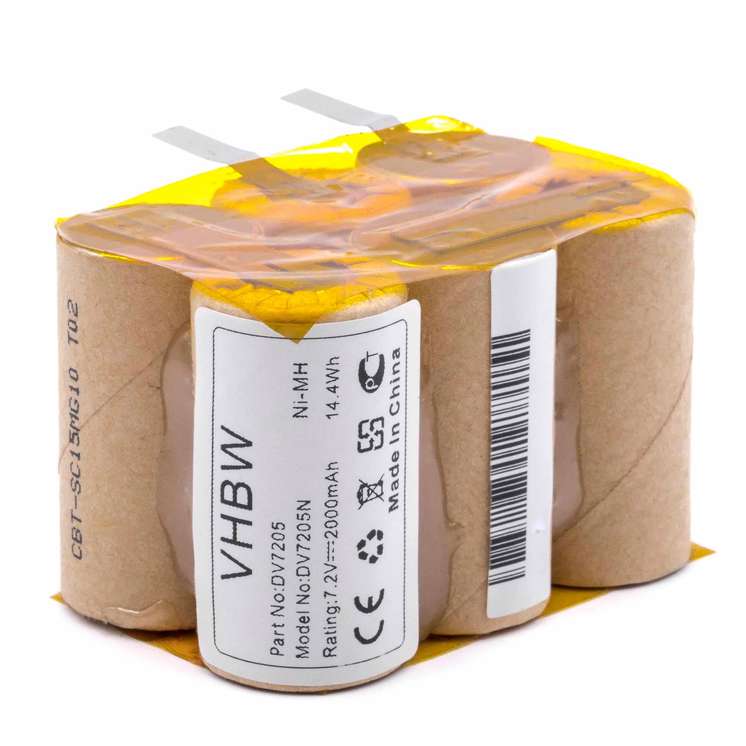 Vhbw Vhbw Batterie Compatible Avec Black & Decker DV7205N