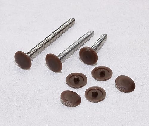 Miniatura 3 de Mini Skater 200 tapas de rosca de plástico autorroscantes para orificios de rosca de 0.276 in de diámetro, tapas de rosca planas cruzadas,