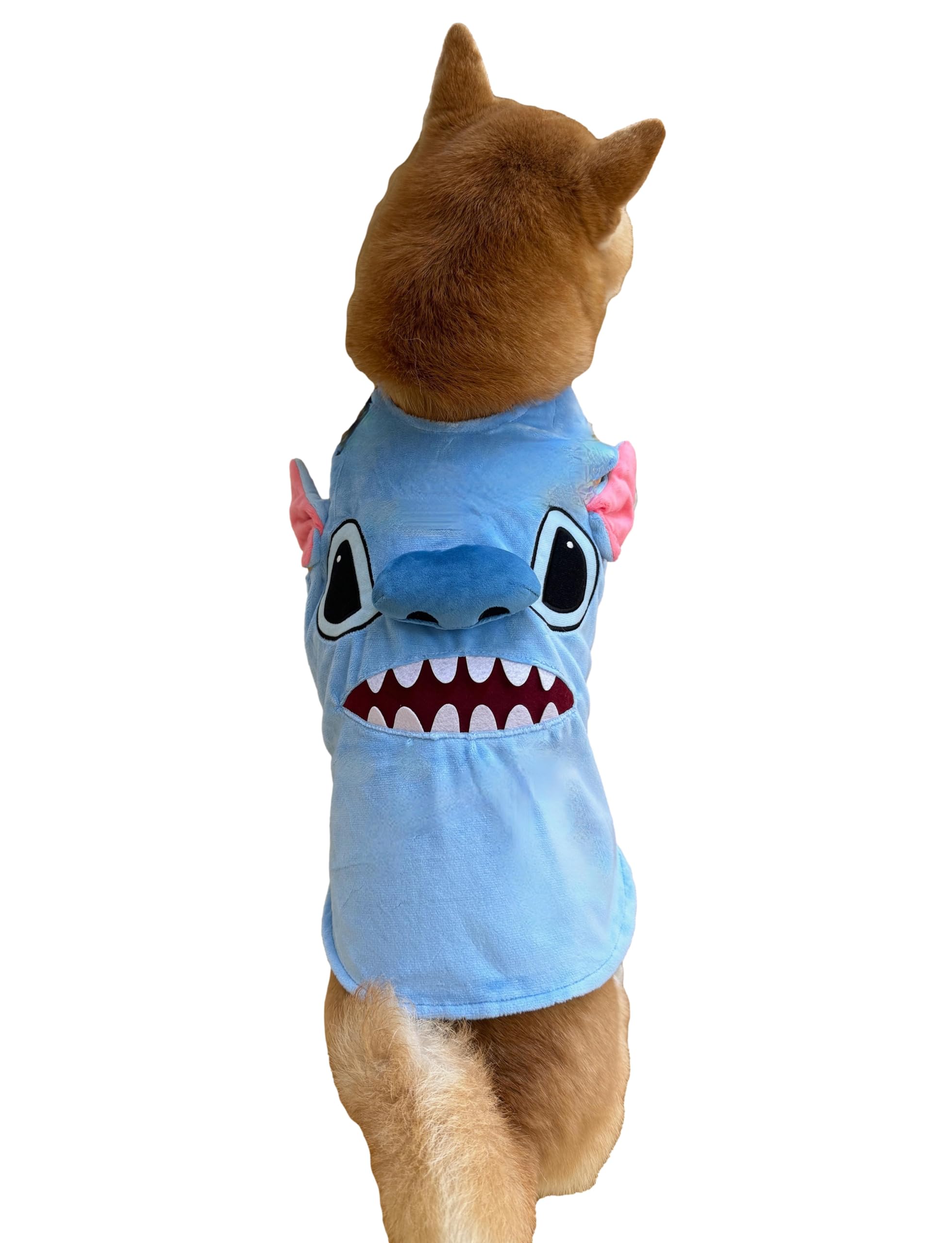 ComfyCamper 3D Blue Alien Dog Costume - Small Medium Large XL XXL Cosplay Halloween Costumes Christmas, S